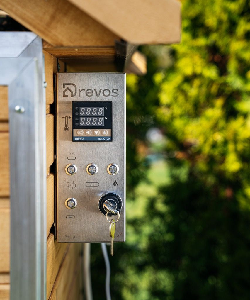 Коптильня DREVOS Big PRO: панель управления, PID-контроллер