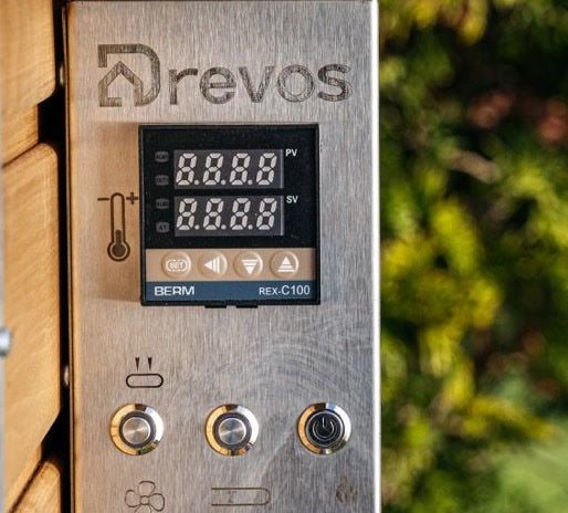PID-контроллер Drevos Big Pro крупным планом на боковом блоке управления
