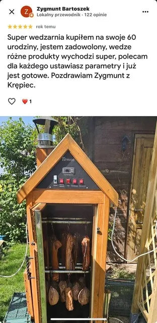 Отзыв клиента DREVOS в Google: Zygmunt Bartoszek, оценка 5 из 5 — скриншот