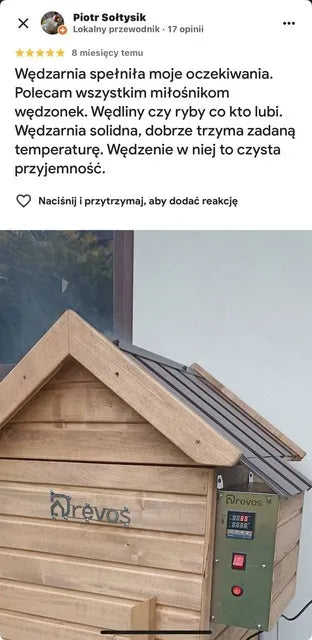 Отзыв клиента DREVOS в Google: Piotr Sołtysik, оценка 5 из 5 — скриншот