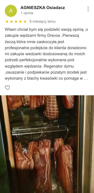 Отзыв клиента DREVOS в Google: AGNIESZKA Osiadacz, оценка 5 из 5 — скриншот