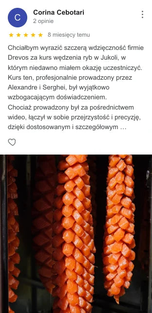 Отзыв клиента DREVOS в Google: Corina Cebotari, оценка 5 из 5 — скриншот