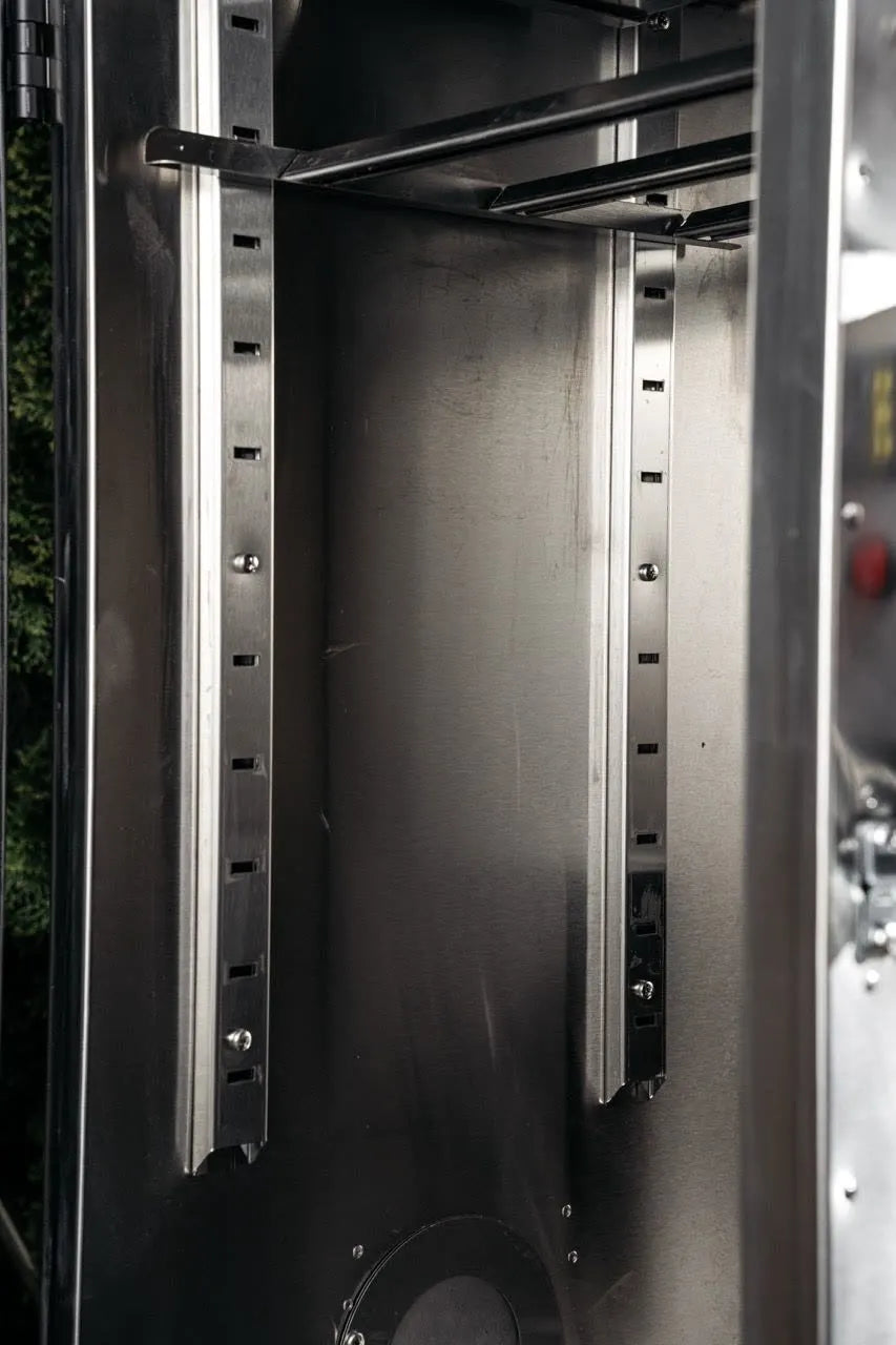 Półki mobilne DREVOS Smoke Chamber 50 + - prowadnice i poprzeczki